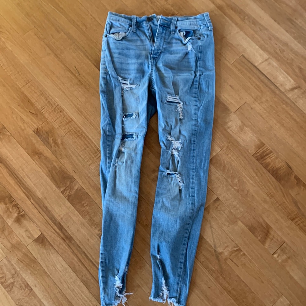 High rise ankle jeggings - MUDD Brand junior size 7